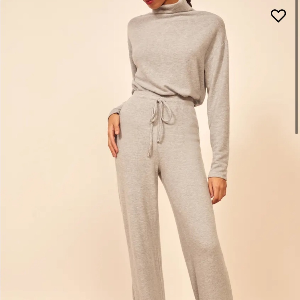 NWT Reformation Venice Two Piece Sweatsuit